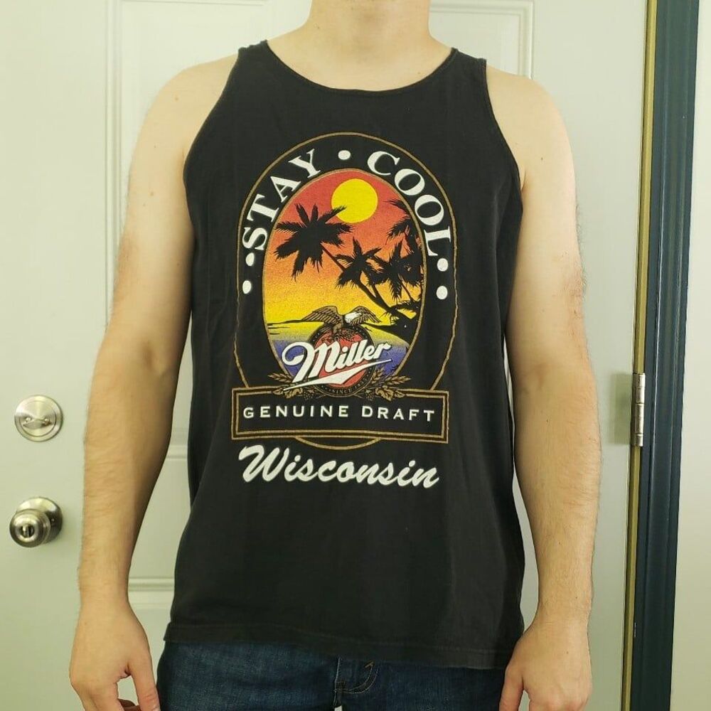 Vintage Miller Beer‎ Tank Top